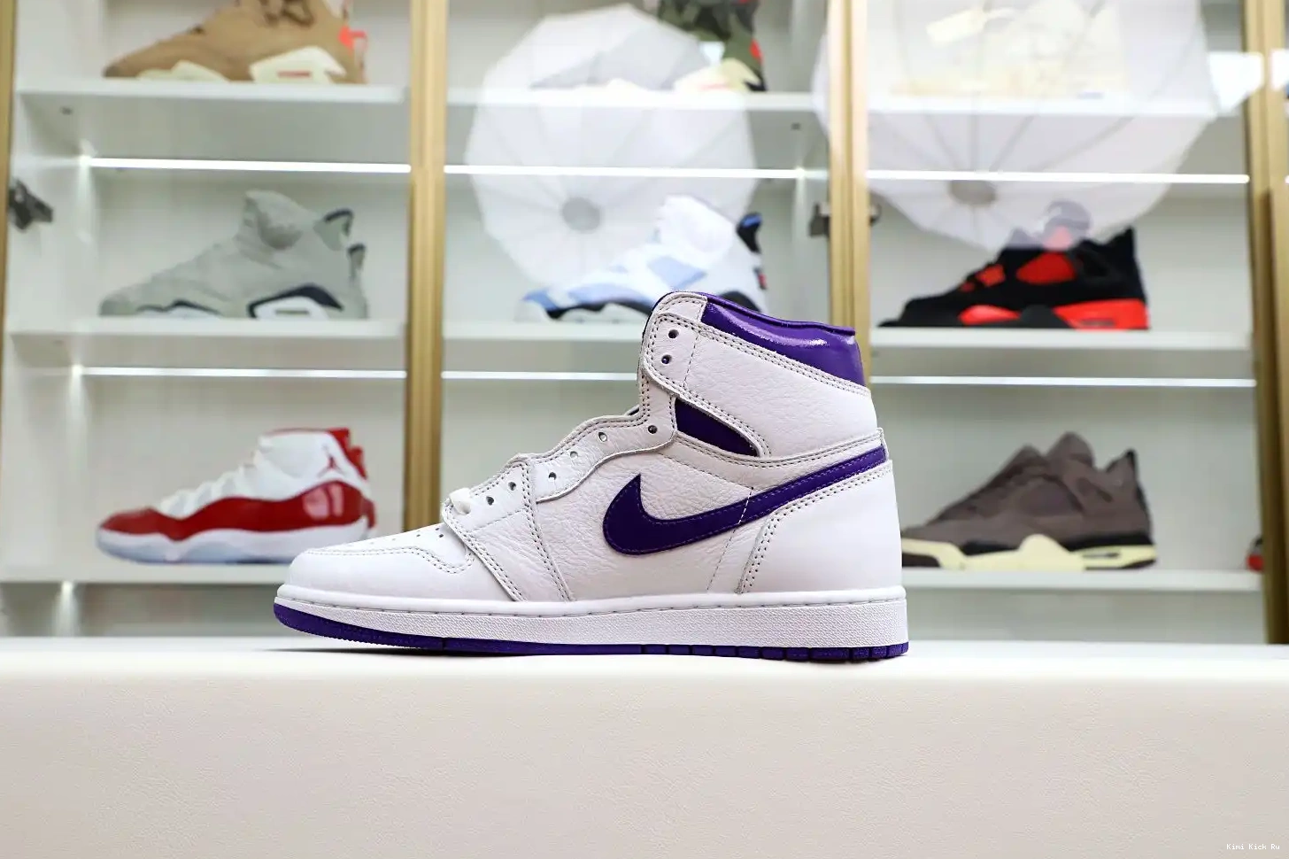Air Kimikick Court 1 High OG Jordan Purple 0708